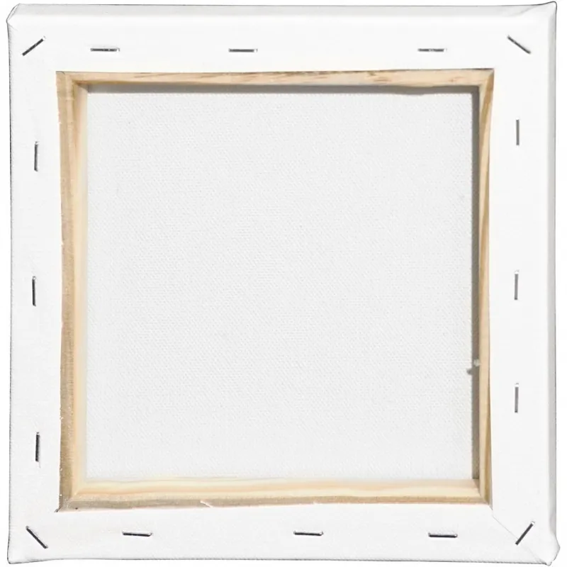 Leinwand, T 1,6 cm, Größe 20x20 cm, 360 g, Weiß, 10 Stk/ 1 Pck