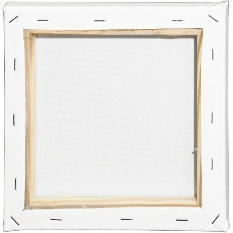 Leinwand, T 1,6 cm, Größe 20x20 cm, 360 g, Weiß, 1 Stk