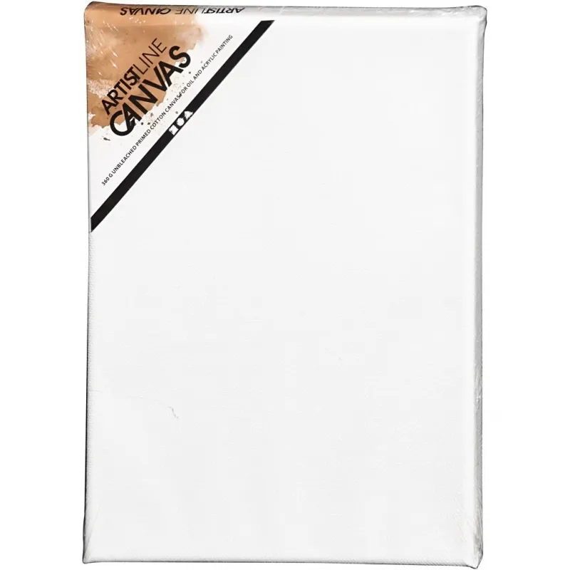 Leinwand, T 1,6 cm, Größe 18x24 cm, 360 g, Weiß, 10 Stk/ 1 Pck