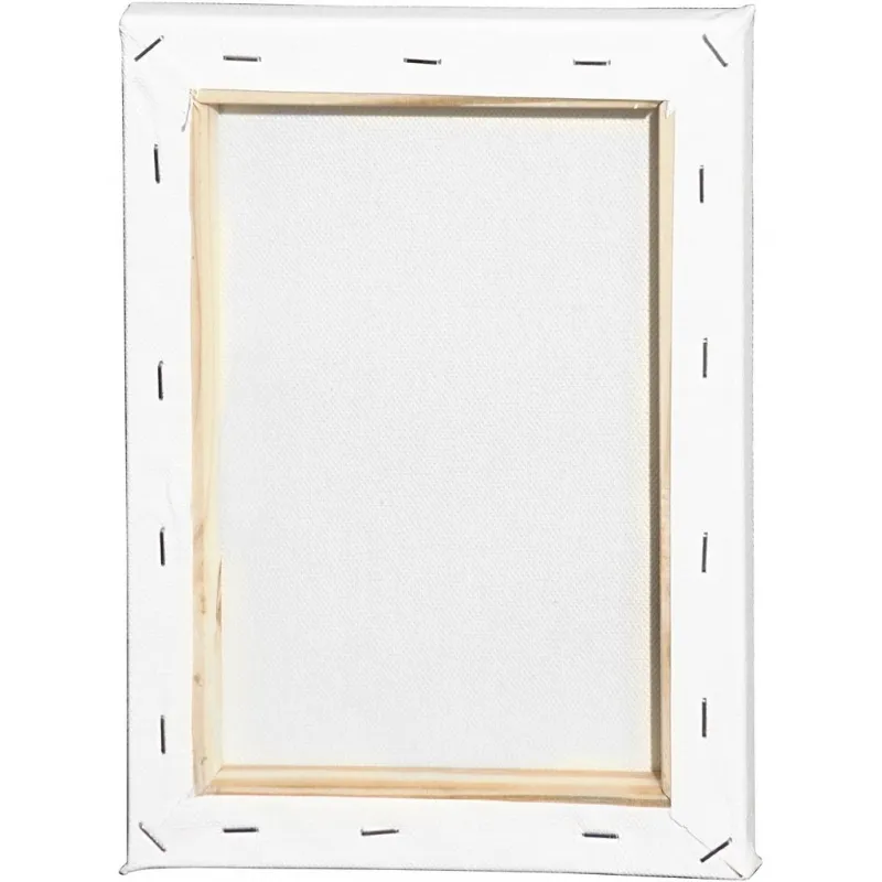 Leinwand, T 1,6 cm, Größe 18x24 cm, 360 g, Weiß, 10 Stk/ 1 Pck