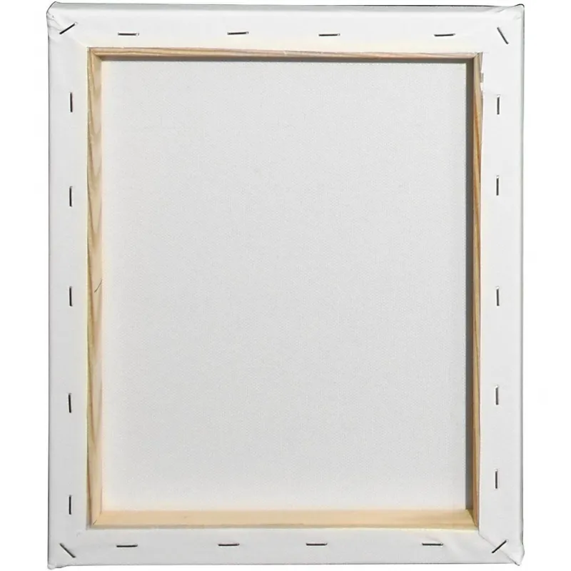 Leinwand, T 1,6 cm, Größe 24x30 cm, 360 g, Weiß, 10 Stk/ 1 Pck