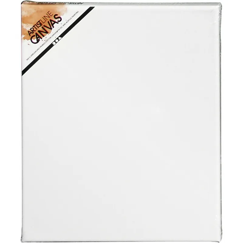 Leinwand, T 1,6 cm, Größe 24x30 cm, 360 g, Weiß, 1 Stk