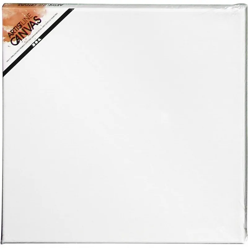 Leinwand, T 1,6 cm, Größe 30x30 cm, 360 g, Weiß, 10 Stk/ 1 Pck