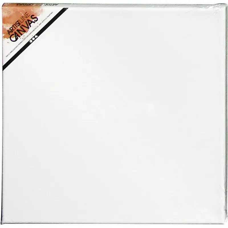 Leinwand, T 1,6 cm, Größe 30x30 cm, 360 g, Weiß, 1 Stk