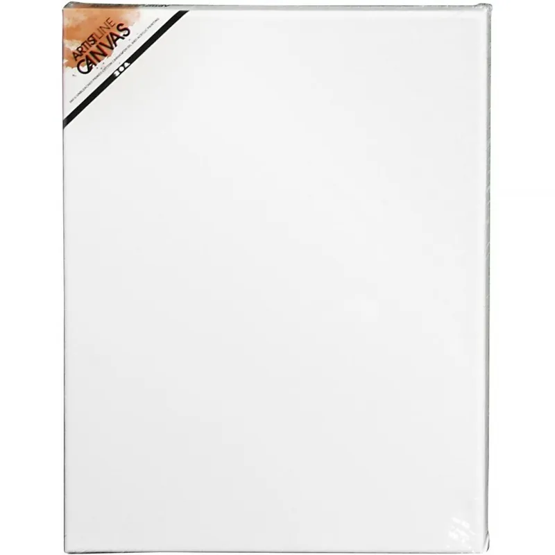 Leinwand, T 1,6 cm, Größe 30x40 cm, 360 g, Weiß, 10 Stk/ 1 Pck