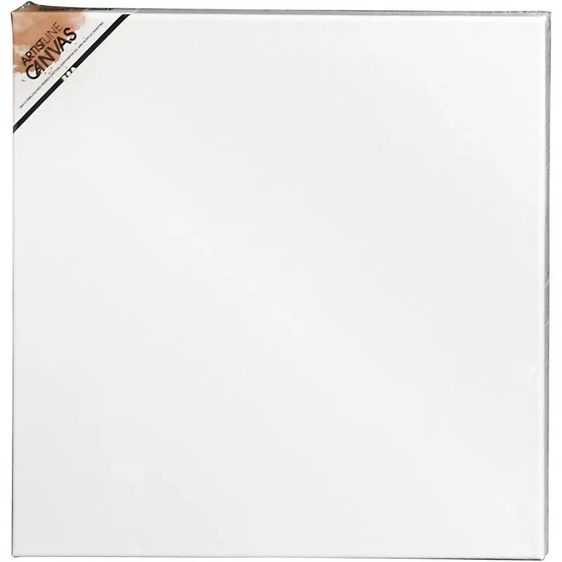 Leinwand, T 1.6 cm, Größe 40x40 cm, 360 g, Weiß, 10 Stk/ 1 Pck