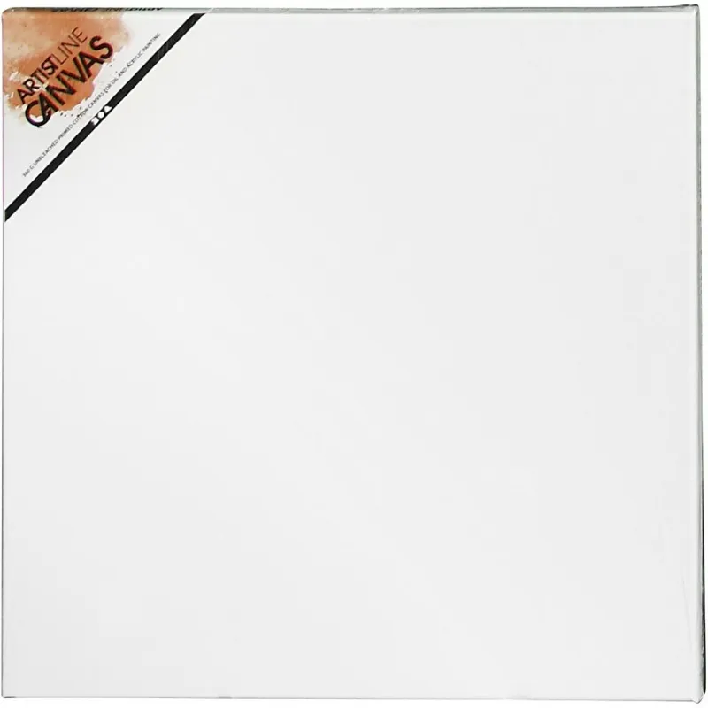 Leinwand, T 1,6 cm, Größe 50x50 cm, 360 g, Weiß, 5 Stk/ 1 Pck