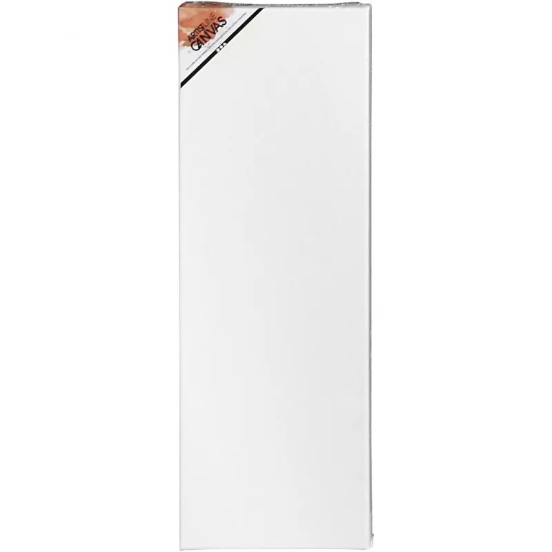 Leinwand, T 1,6 cm, Größe 20x60 cm, 360 g, Weiß, 10 Stk/ 1 Pck