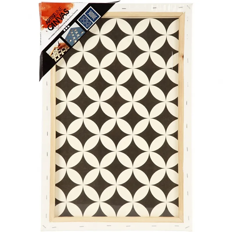 Leinwand, T 1,7 cm, Größe 40x60 cm, 360 g, Weiß, 1 Stk