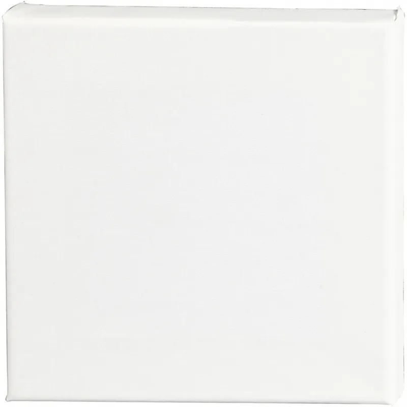Leinwand, T 1,6 cm, Größe 20x20 cm, 280 g, Weiß, 80 Stk/ 1 Pck