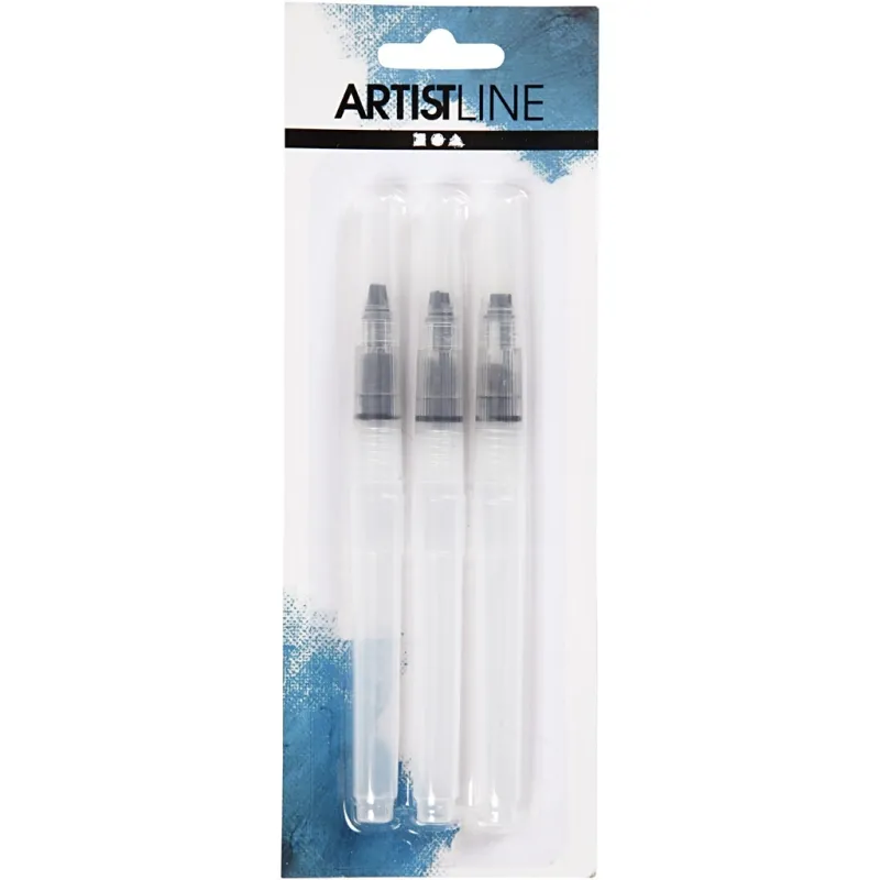 Wasserpinsel, Größe S+M+L, 10 ml, 3 Stk/ 1 Pck