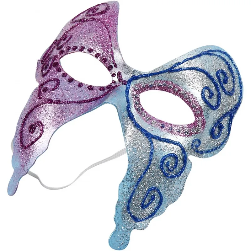 Augenmasken - Set, H 10-20 cm, B 18-20 cm, Weiß, 3x4 Stk/ 1 Pck