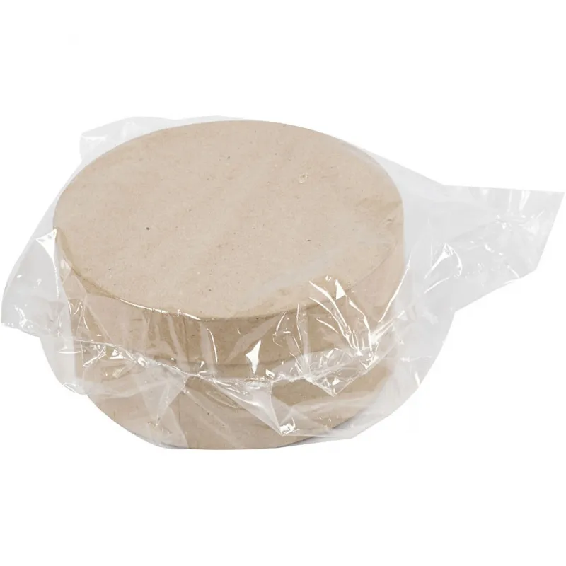 Runde Schachteln , H 5+6,5+7,5 cm, D 10+13+16 cm, 3 Stk/ 1 Set