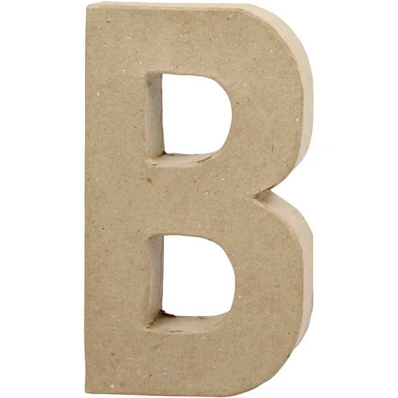 Buchstabe, B, H 20,5 cm, B 11,5 cm, Dicke 2,5 cm, 1 Stk