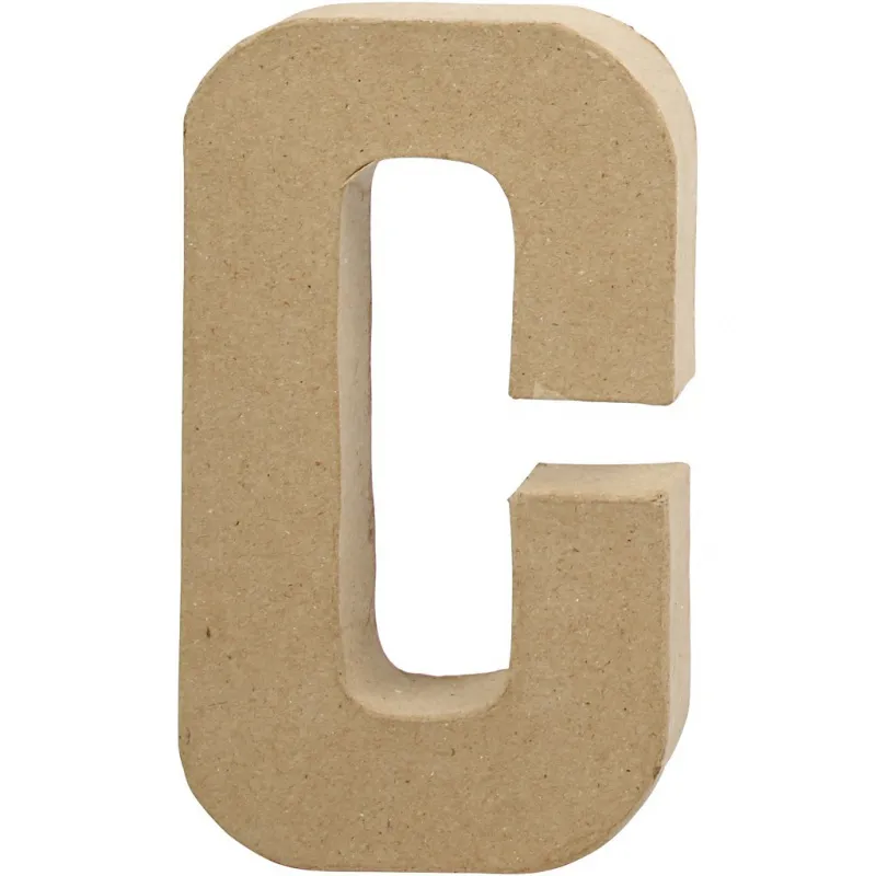 Buchstabe, C, H 20,5 cm, B 11,5 cm, Dicke 2,5 cm, 1 Stk
