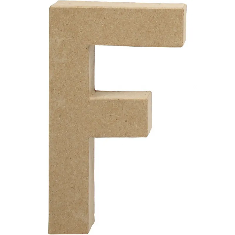 Buchstabe, F , H 20,5 cm, B 11,6 cm, Dicke 2,5 cm, 1 Stk