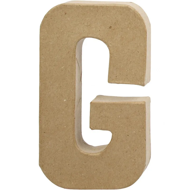 Buchstabe, G, H 20,5 cm, B 11,5 cm, Dicke 2,5 cm, 1 Stk