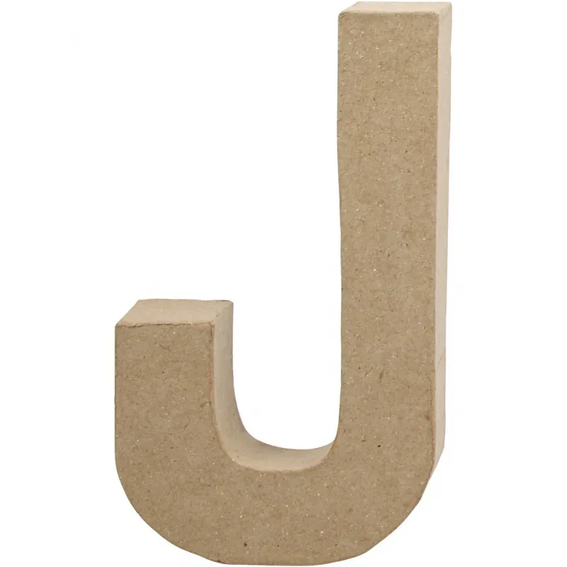 Buchstabe, J, H 20,5 cm, B 11,5 cm, Dicke 2,5 cm, 1 Stk