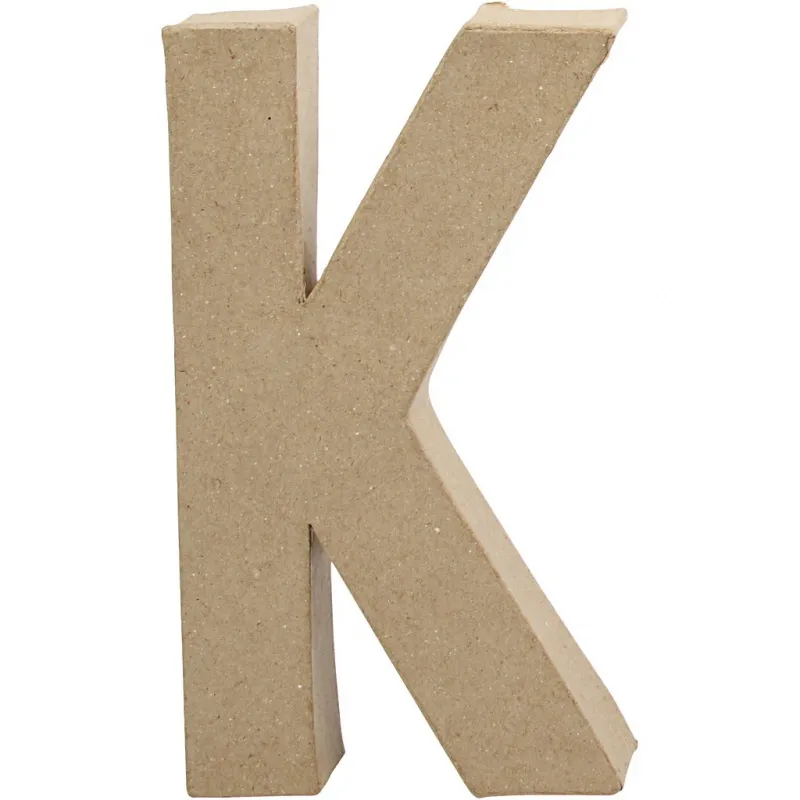 Buchstabe, K, H 20,3 cm, B 11,5 cm, Dicke 2,5 cm, 1 Stk