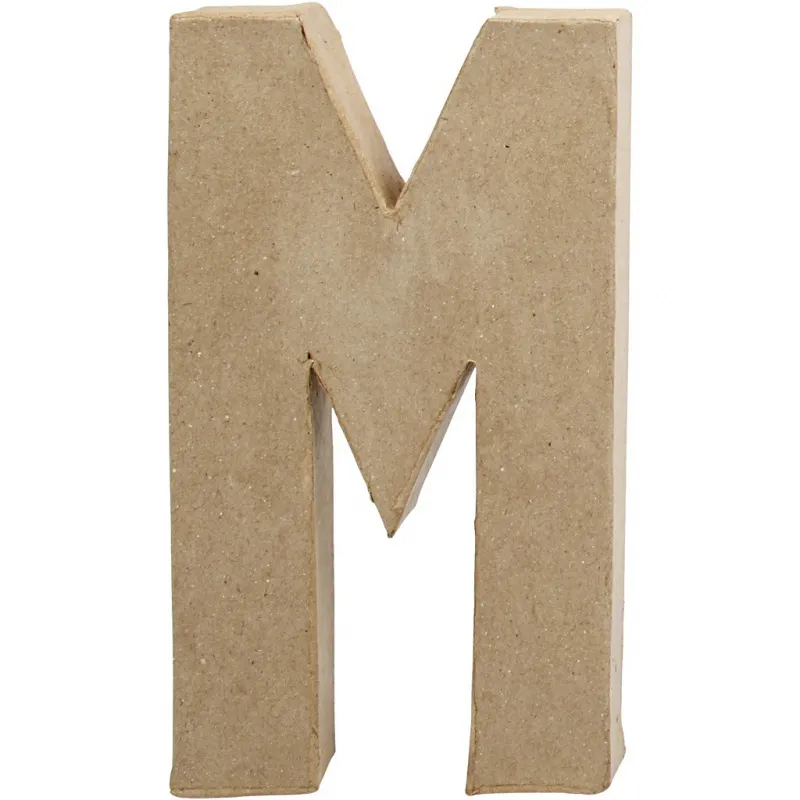 Buchstabe, M, H 20,5 cm, B 12 cm, Dicke 2,5 cm, 1 Stk
