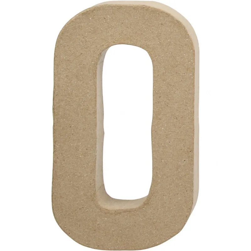 Buchstabe, O, H 20,4 cm, B 11,5 cm, Dicke 2,5 cm, 1 Stk