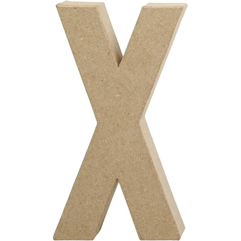 Buchstabe, X, H 20,2 cm, B 10,5 cm, Dicke 2,5 cm, 1 Stk
