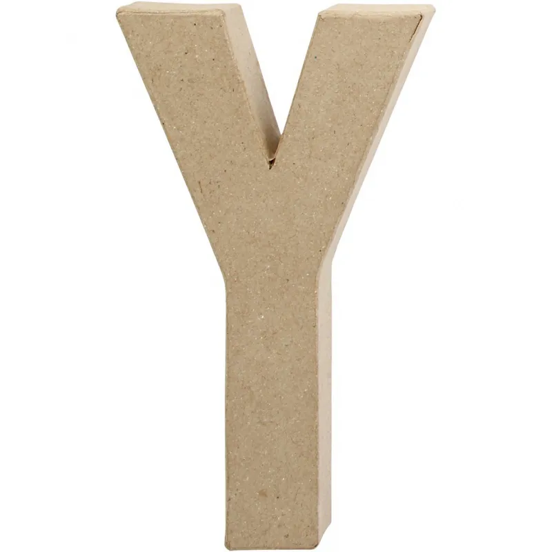 Buchstabe, Y, H 20 cm, B 11,5 cm, Dicke 2,5 cm, 1 Stk