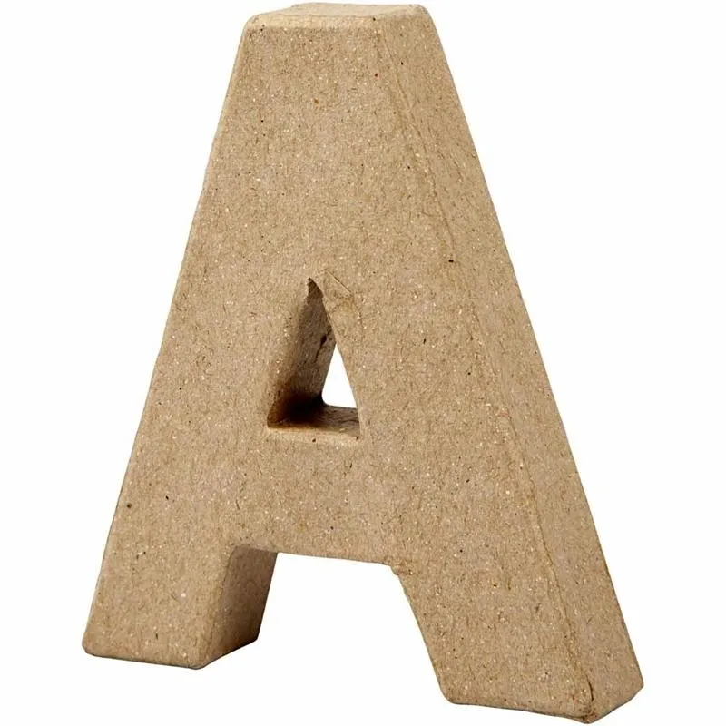 Buchstabe, A, H 10 cm, B 9,5 cm, Dicke 1,7 cm, 1 Stk