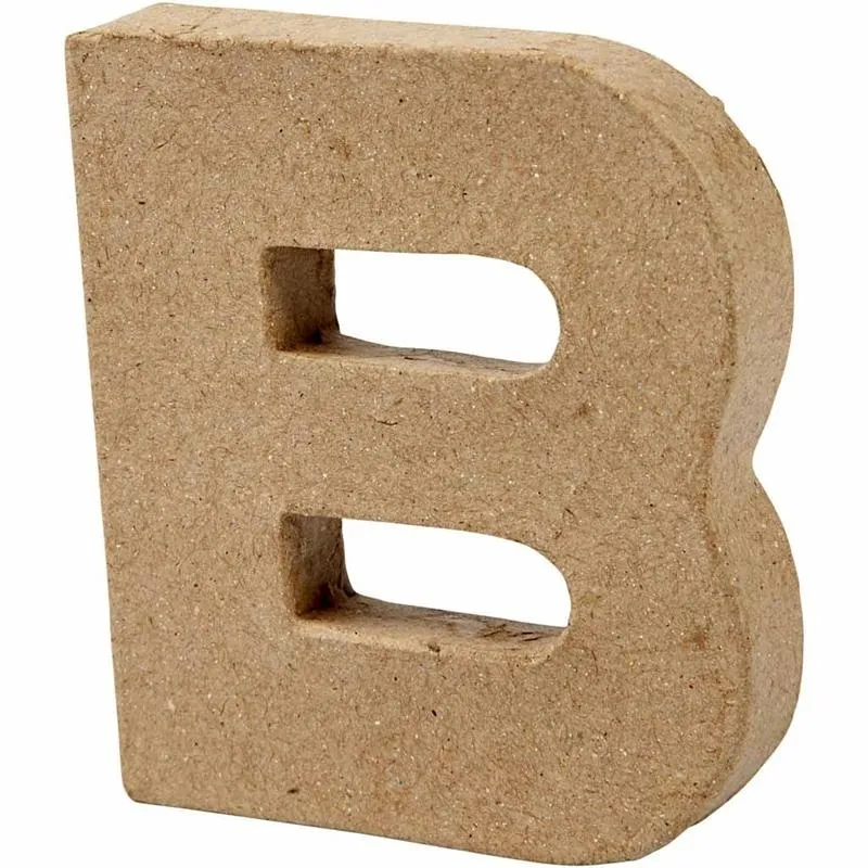 Buchstabe, B, H 10 cm, B 9 cm, Dicke 1,7 cm, 1 Stk
