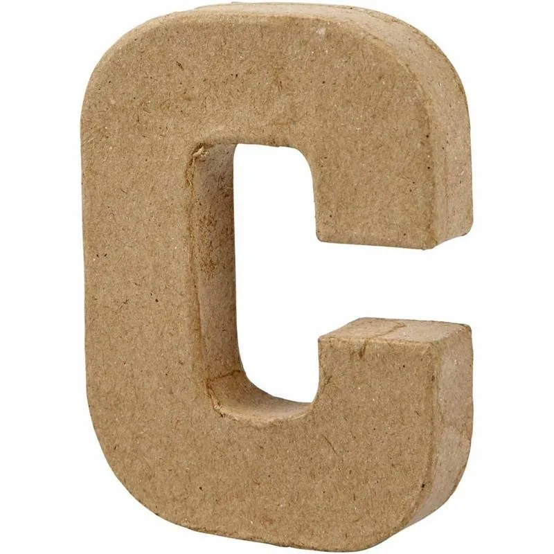 Buchstabe, C, H 10 cm, B 7,5 cm, Dicke 1,7 cm, 1 Stk