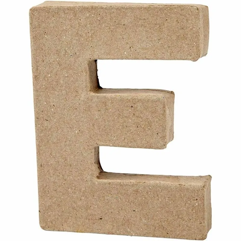 Buchstabe, E, H 10 cm, B 7,5 cm, Dicke 1,7 cm, 1 Stk