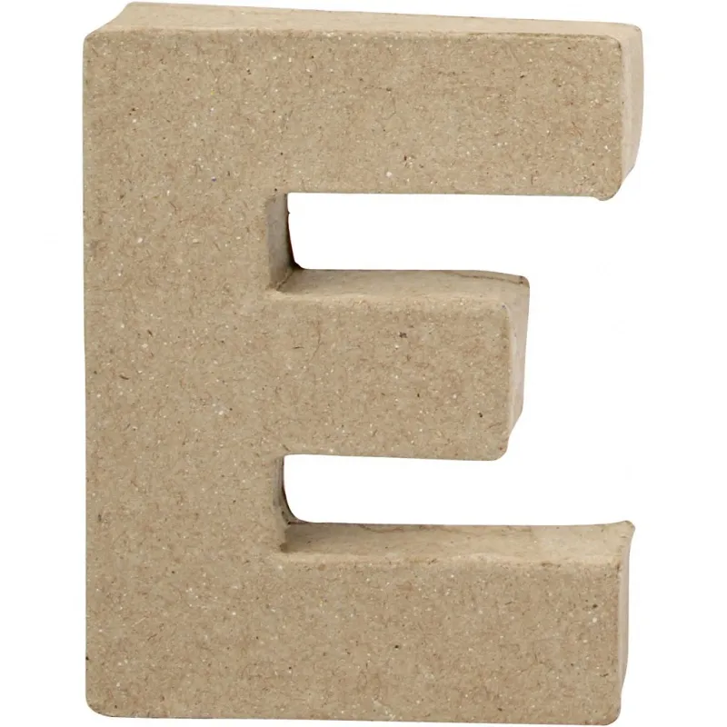 Buchstabe, E, H 10 cm, B 7,5 cm, Dicke 1,7 cm, 1 Stk