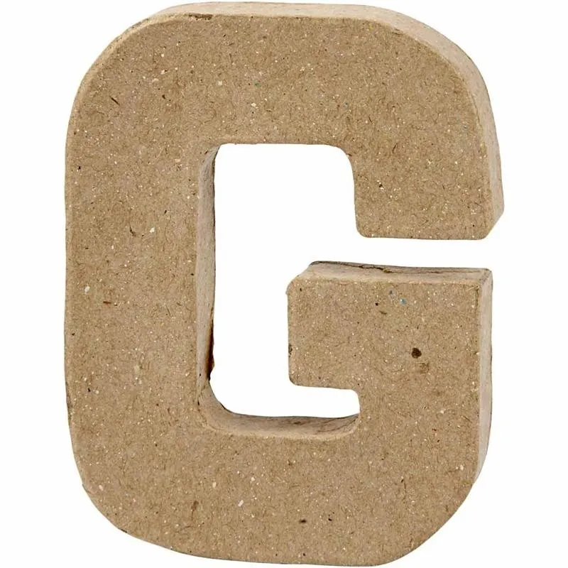 Buchstabe, G, H 10 cm, B 7,7 cm, Dicke 1,7 cm, 1 Stk