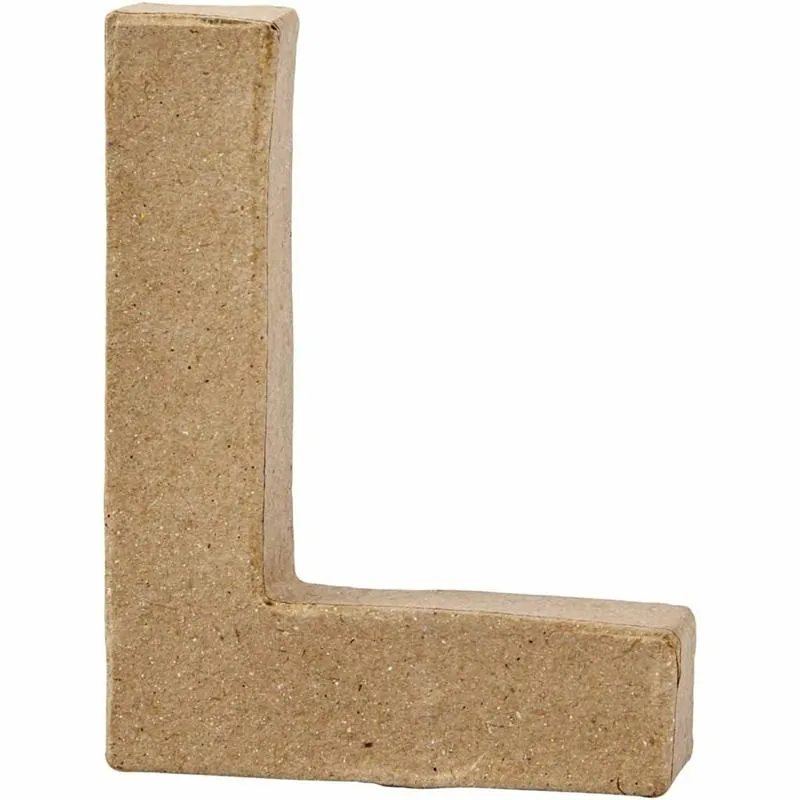 Buchstabe, L, H 10 cm, B 7,5 cm, Dicke 1,7 cm, 1 Stk