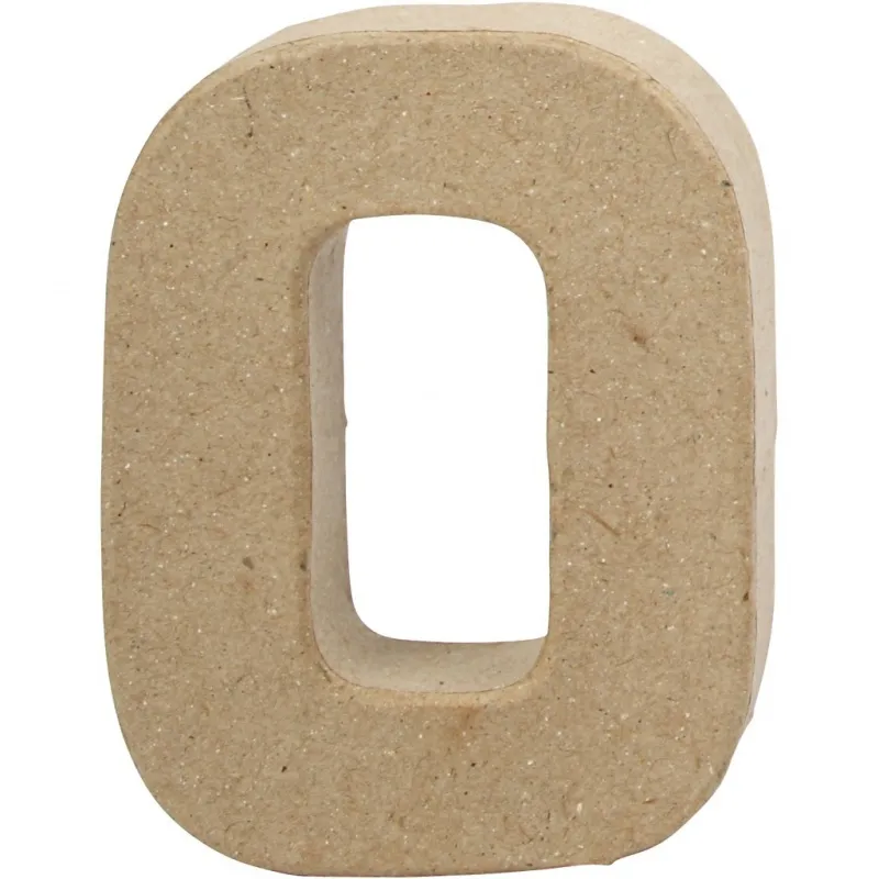 Buchstabe, O, H 10 cm, B 7,8 cm, Dicke 1,7 cm, 1 Stk