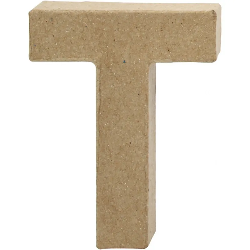Buchstabe, T, H 10 cm, B 7,8 cm, Dicke 1,7 cm, 1 Stk