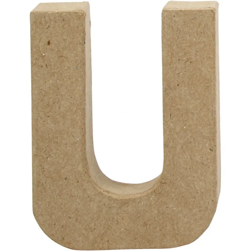 Buchstabe, U, H 10 cm, B 8 cm, Dicke 1,7 cm, 1 Stk