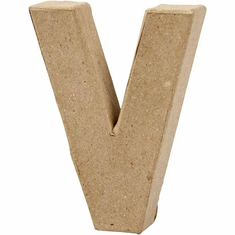 Buchstabe, V, H 10 cm, B 8 cm, Dicke 1,7 cm, 1 Stk