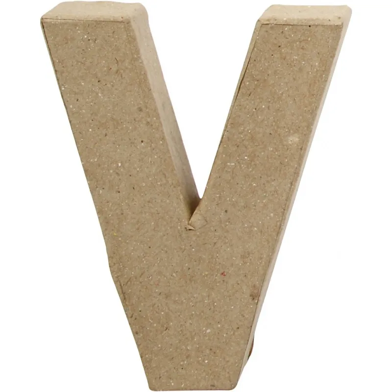 Buchstabe, V, H 10 cm, B 8 cm, Dicke 1,7 cm, 1 Stk
