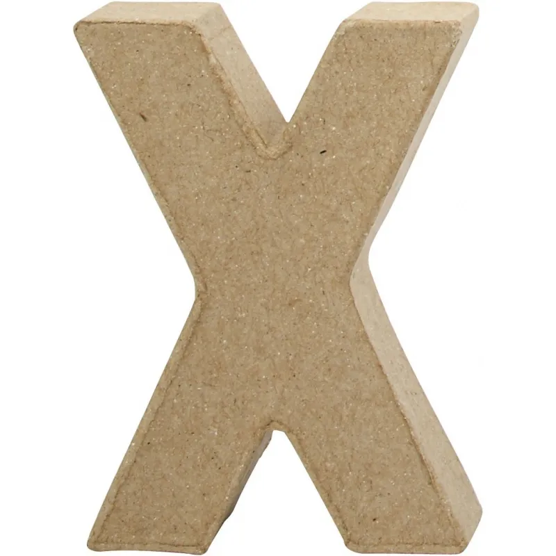 Buchstabe, X, H 10 cm, B 7,6 cm, Dicke 1,7 cm, 1 Stk