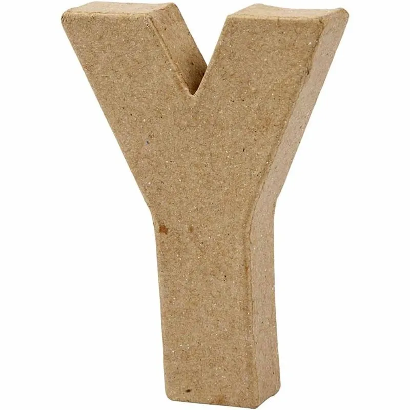 Buchstabe, Y, H 10 cm, B 7,9 cm, Dicke 1,7 cm, 1 Stk