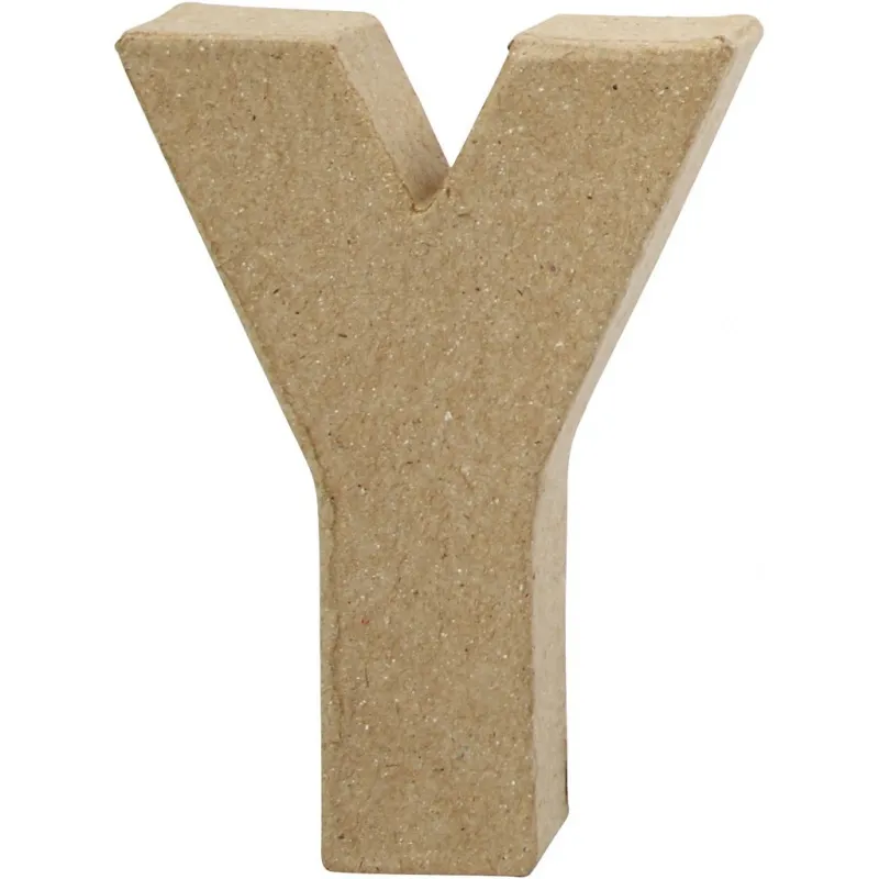Buchstabe, Y, H 10 cm, B 7,9 cm, Dicke 1,7 cm, 1 Stk