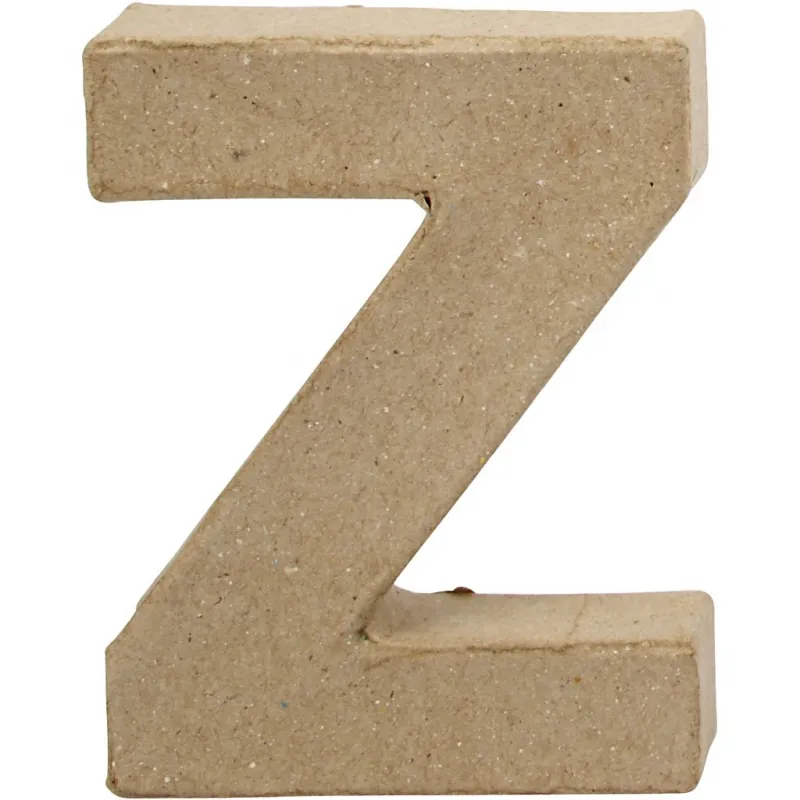 Buchstabe, Z, H 10 cm, B 7,5 cm, Dicke 1,7 cm, 1 Stk