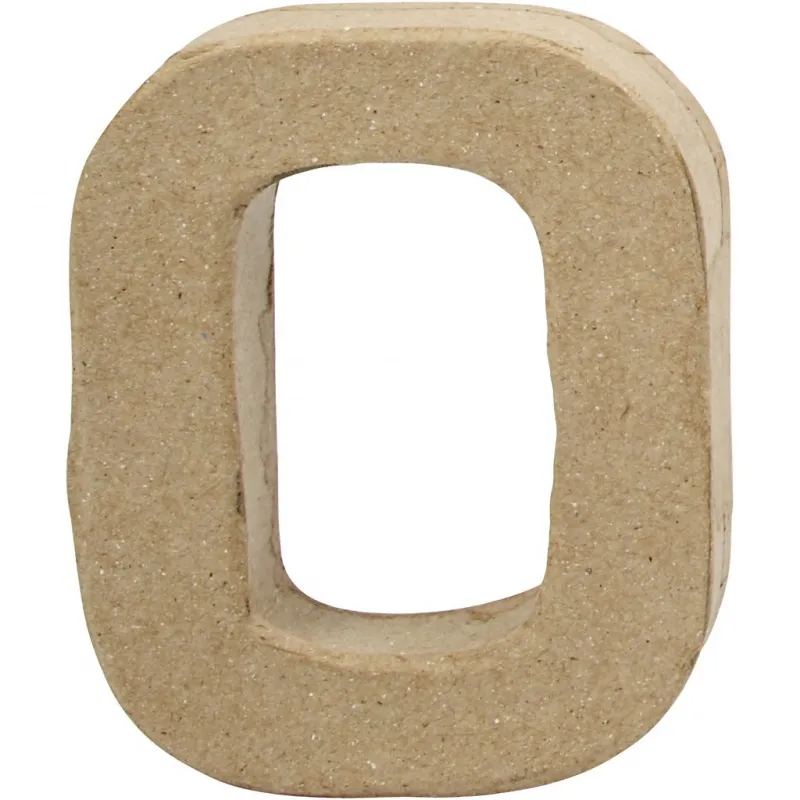 Zahl, 0, H 10 cm, B 8 cm, Dicke 2 cm, 1 Stk