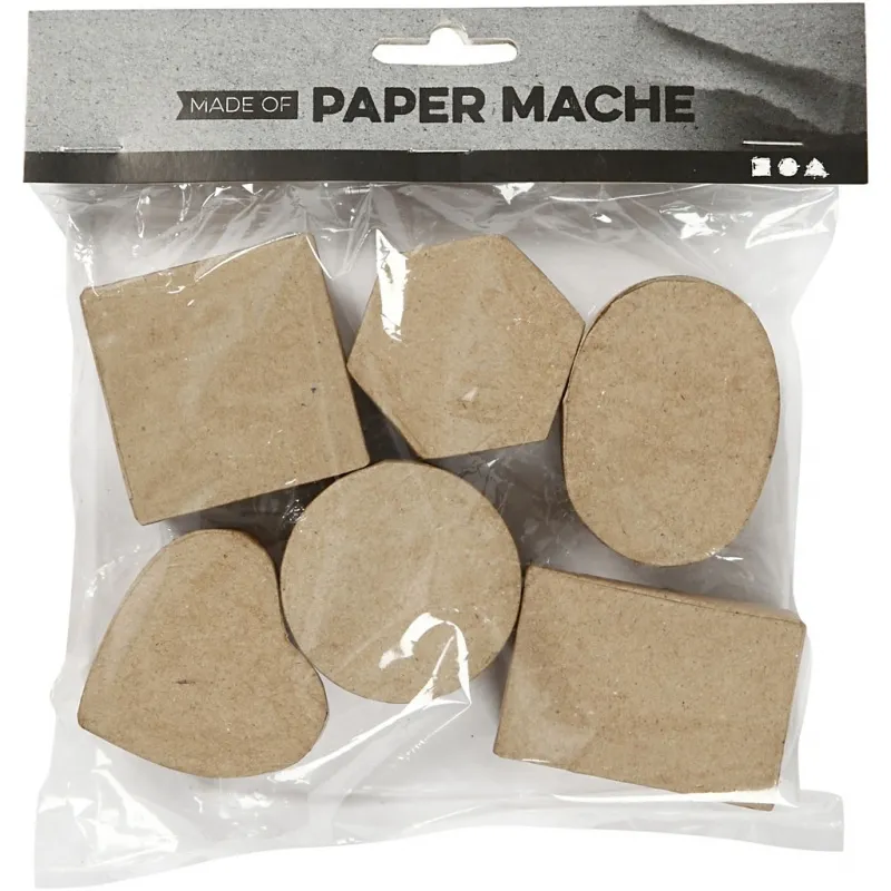 Mini-Schachteln, H 3 cm, D 4-6 cm, 6 Stk/ 1 Pck