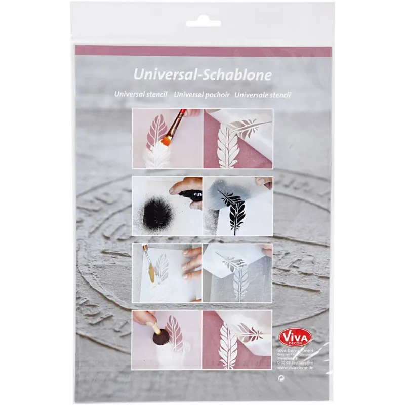 Schablone, Schmetterlinge, A4, Blatt 210x297 mm, 1 Stk