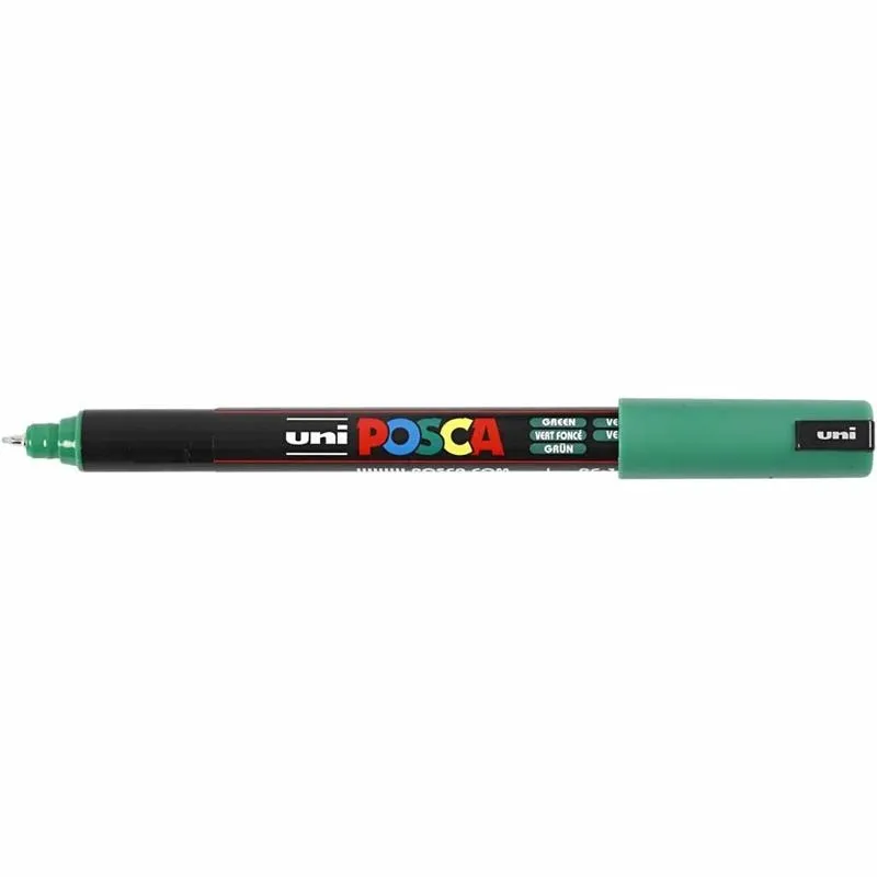 Posca Marker , Nr. PC-1MR, Strichstärke 0,7 mm, extrafein, Grün, 1 Stk