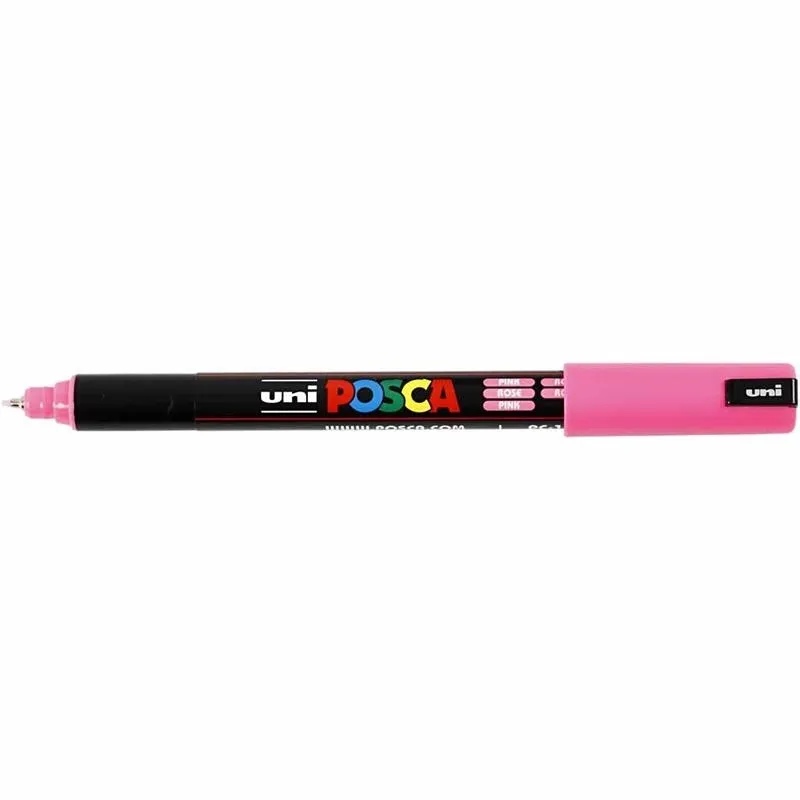 Posca Marker , Nr. PC-1MR, Strichstärke 0,7 mm, extrafein, Pink, 1 Stk