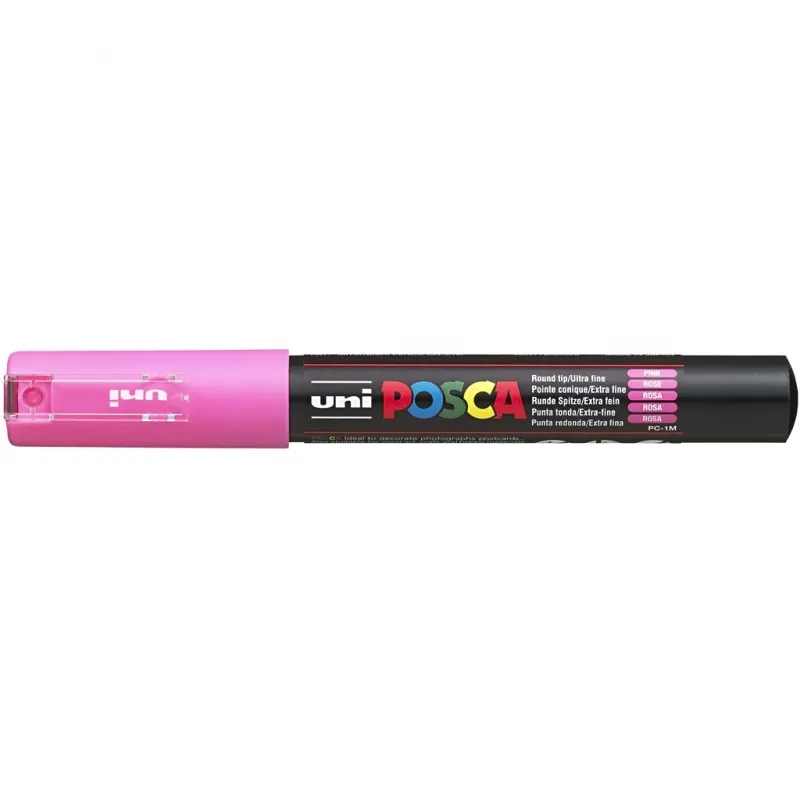 Posca Marker , Nr. PC-1M, Strichstärke 0,7 mm, extrafein, Pink, 1 Stk