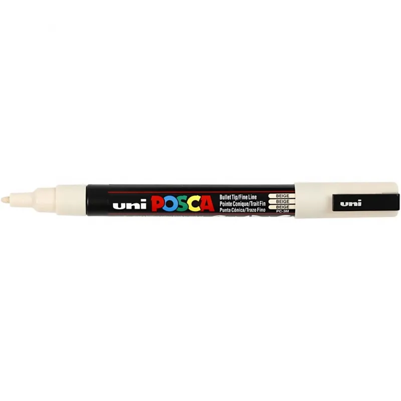 Posca Marker , Nr. PC-3M, Strichstärke 0,9-1,3 mm, fein, Beige, 1 Stk